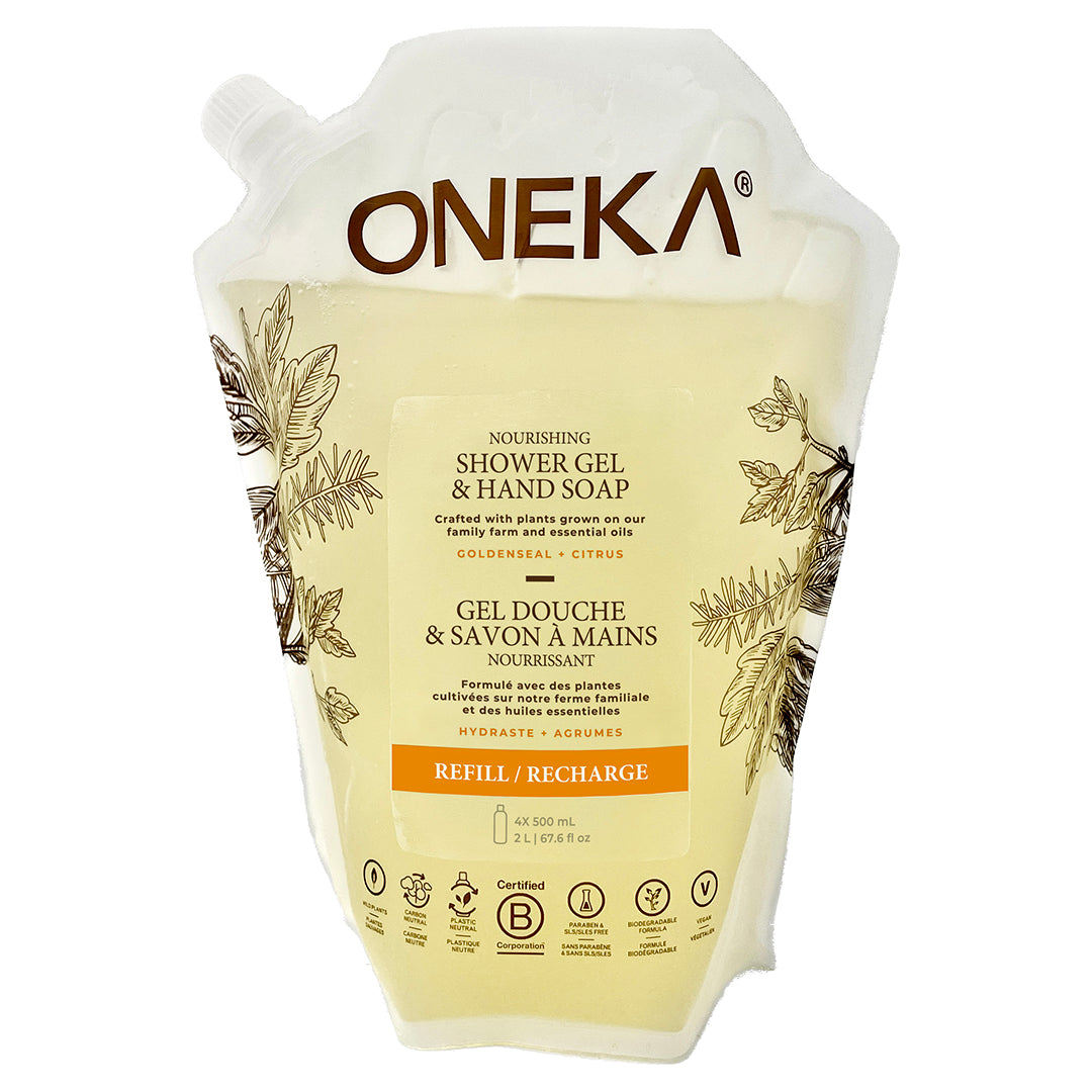 Goldenseal & Citrus Shower Gel and Hand Soap 2L Refill