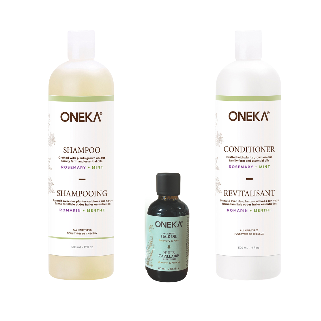 3-step Herbal Reset Hair Care Routine