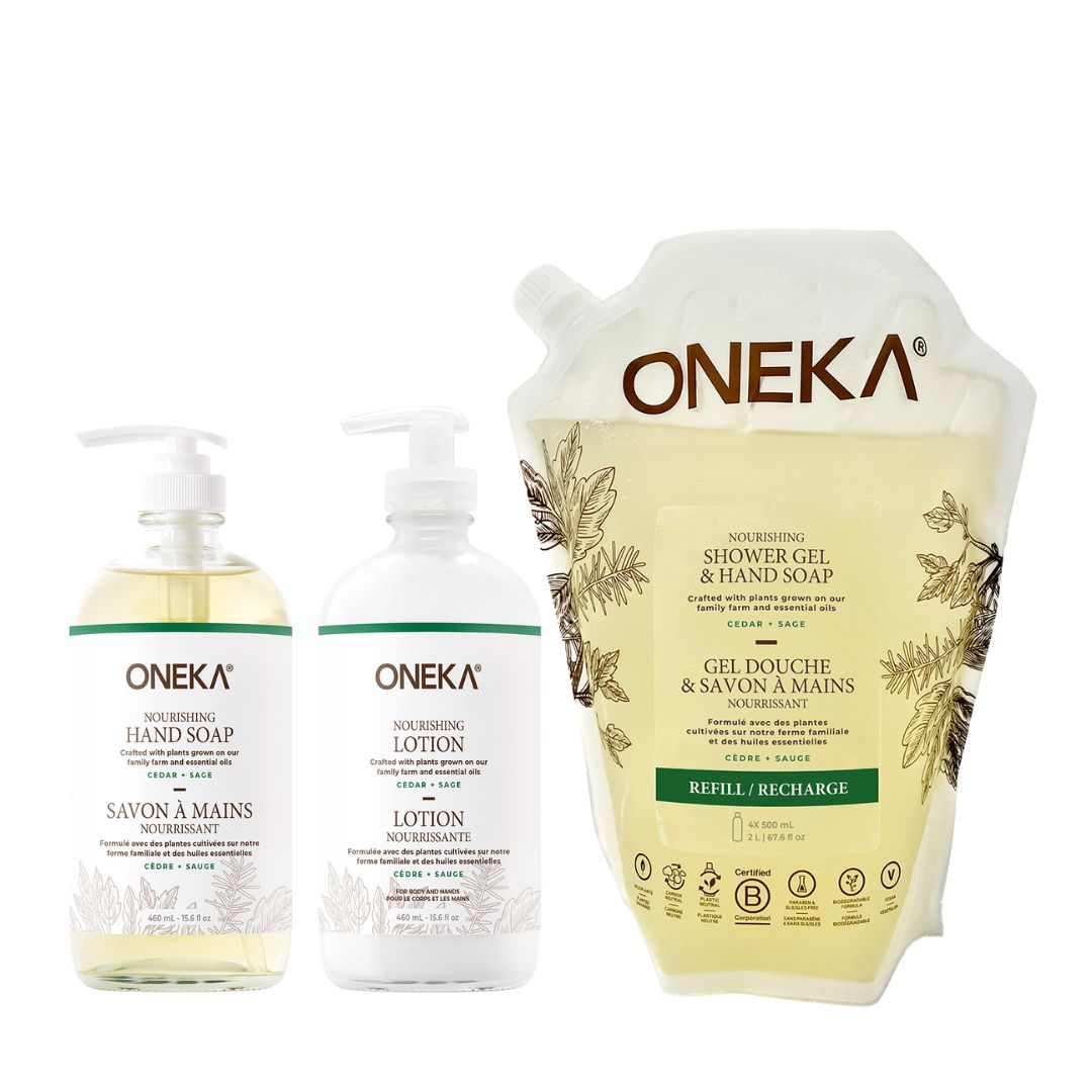Cedar &amp; Sage Body &amp; Hand Care Trio