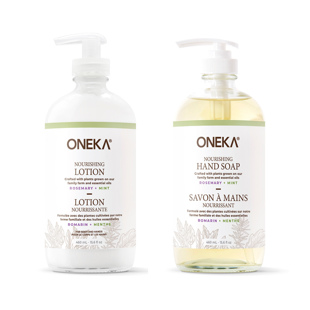 Rosemary & Mint Nourishing Lotion and Hand soap Ritual