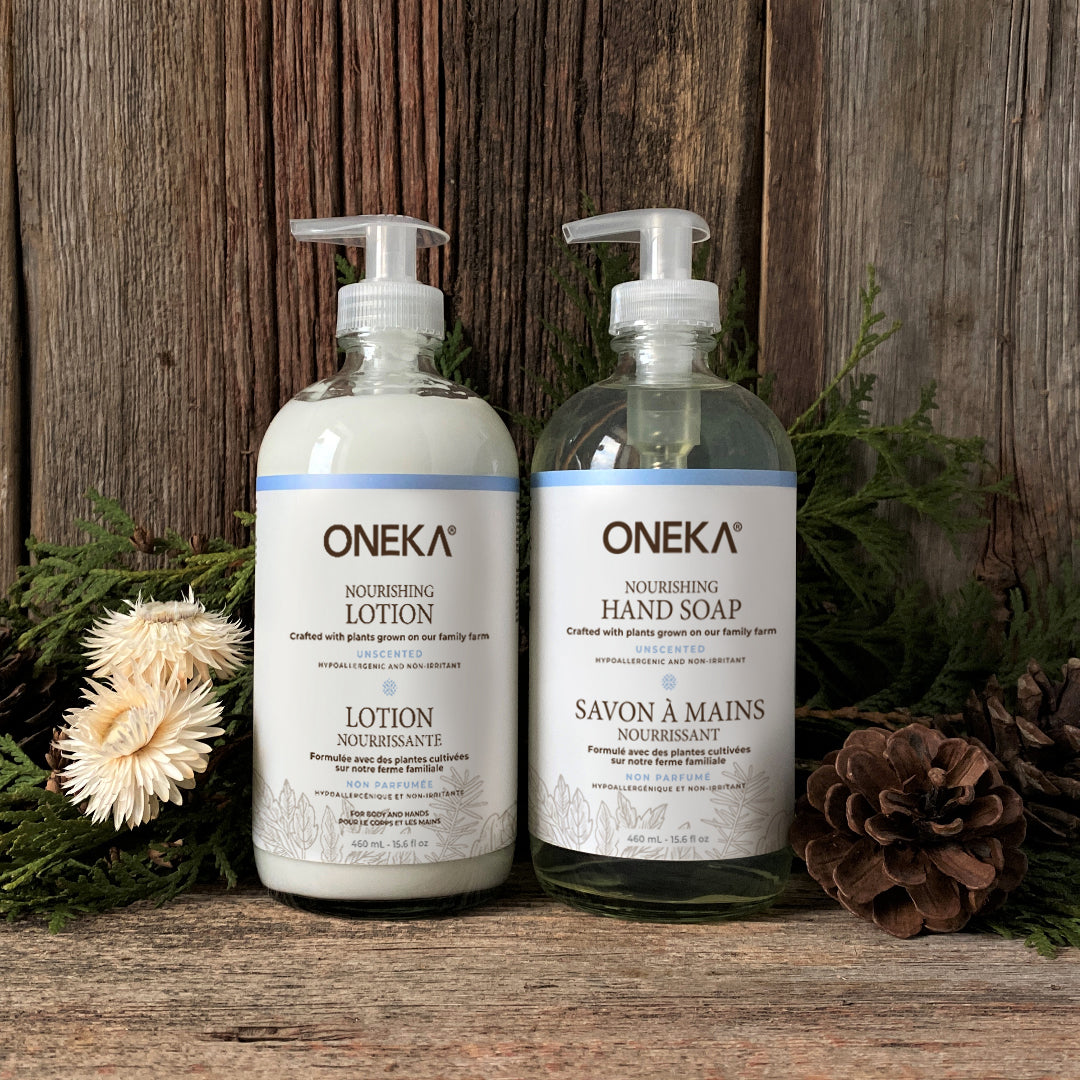 Unscented Lotion and Hand soap Duo