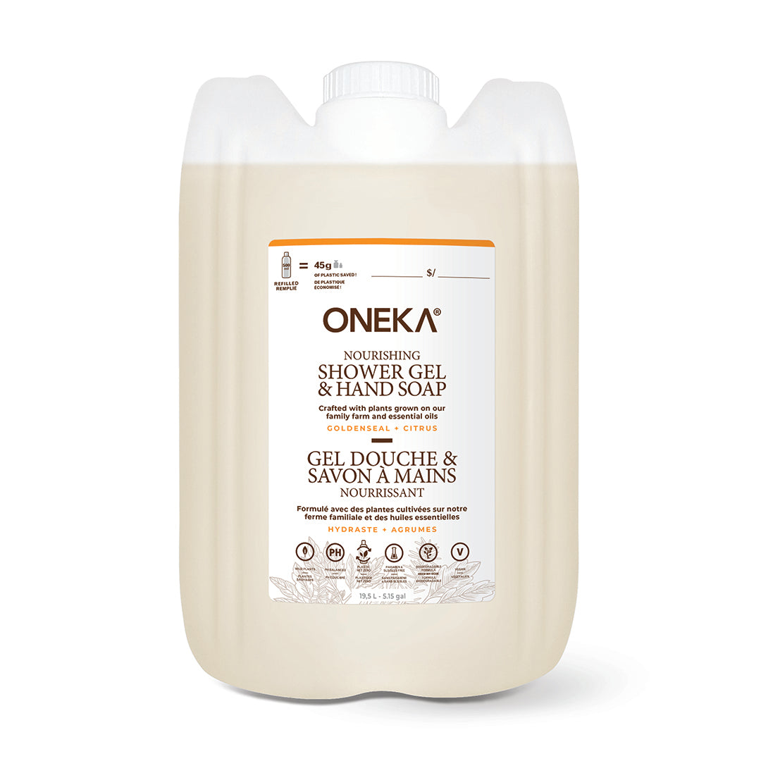 Goldenseal &amp; Citrus Shower Gel and Hand Soap 19.5L Refill