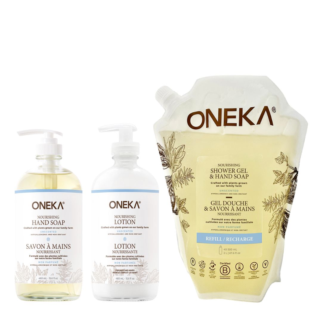 Unscented Body &amp; Hand Care Trio